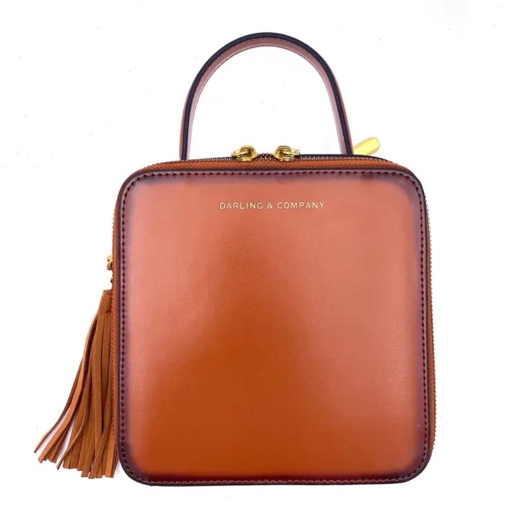 Perfect Fall BAG!! Camden Bag - Genuine Leather - Darling Clutch Company